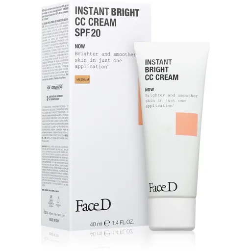 Face D Instant Bright hydratačný CC krém SPF 20 odtieň Medium 40 ml