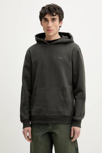 Mikina Superdry pánska, šedá farba, s kapucňou, jednofarebná, M2014168A-06A