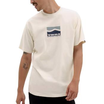 Pánske Tričko Vans CENTER SIDESTRIPE SS TEE ANTIQUE WHITE - 2XL