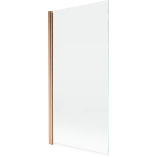 MEXEN - MIST vaňová zástena 90x150 cm 6mm 1-s, meď kartáčovaná, číra 8A9-090-001-65-00