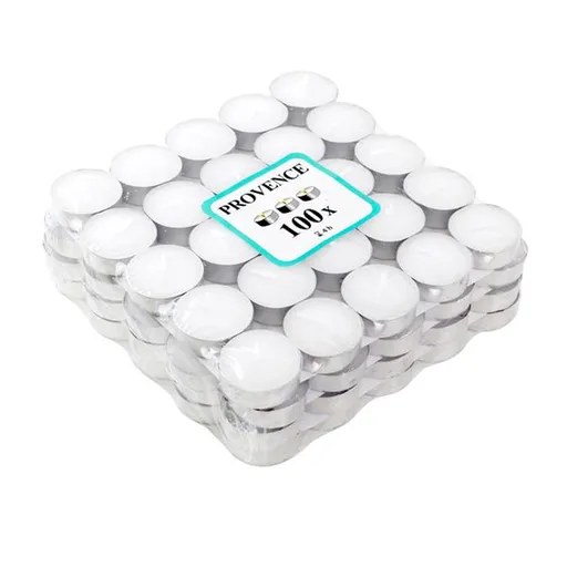 Čajová sviečka PROVENCE 100ks biela