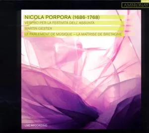 Maria Laura Martorana, PORPORA, N. - VESPRO PER FESTIVITA DELL ASSUNTA CD, CD