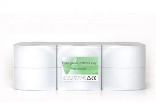 Toaletný papier Jumbo 190mm 2vrs. 100% celulóza 12ks / predaj po balení