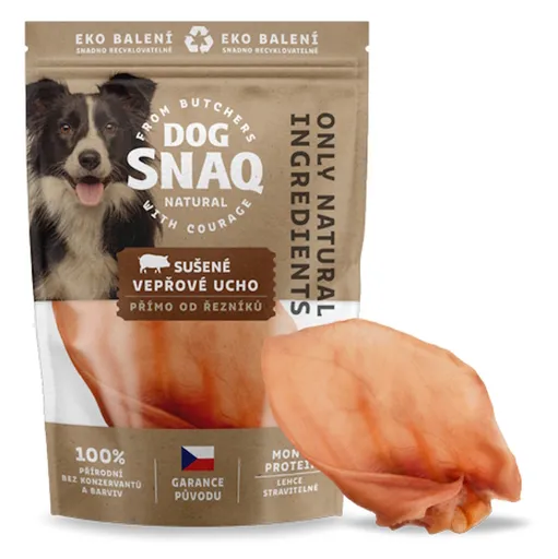 DOG SNAQ Bravčové ucho sušené 1 ks