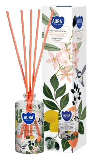 AURA - Vonné tyčinky so štýlovým dizajnom fruity paradise, 45 ml