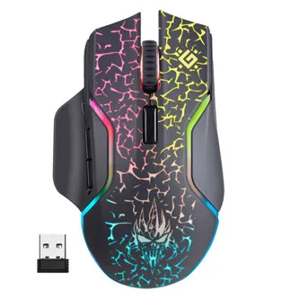 Defender Oneshot GM-067 LED Myš bezdrôtová, čierna, 3200DPI