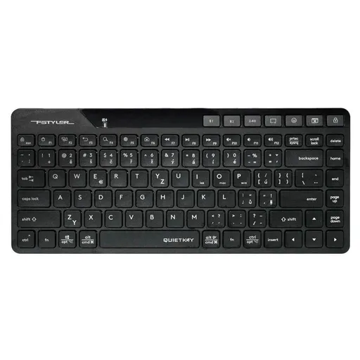 A4tech FStyler FBK26C AS, bezdrôtová Dual mode Bluetooth+2, 4G klávesnica, CZ, čierna