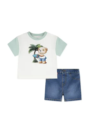 Sada pre bábätká Levi's PALM TREE TEE & DENIM SET