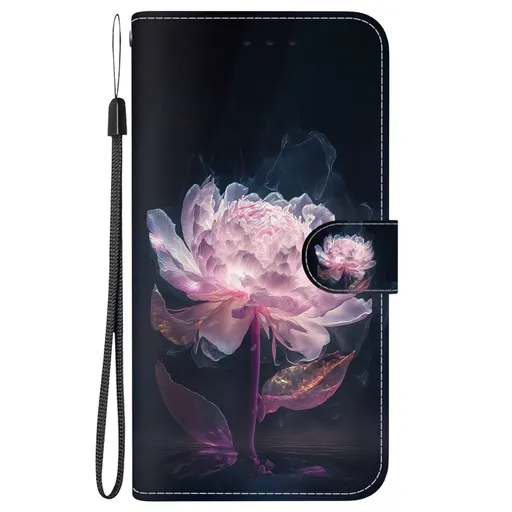 ART Peňaženkový kryt pre Xiaomi Redmi 13 PURPLE PEONY