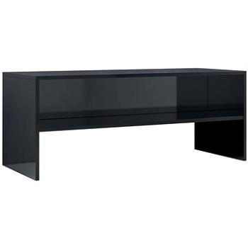 SHUMEE čierny s vysokým leskom 100 × 40 × 40 cm (800052)