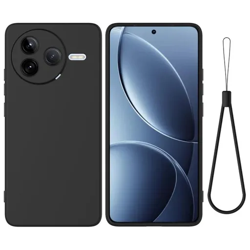 RUBBER Ochranný obal pre Xiaomi Poco F7 Pro čierny