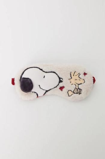 Maska na oči na spanie women'secret SNOOPY béžová farba, 1378894