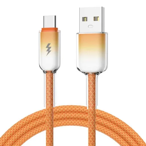 ENKAY GRADIENT 60W Kábel USB / USB Typ-C 1m oranžový