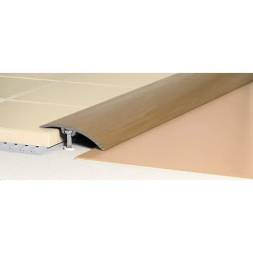 Lišta prechodová Havos, hliník, dĺžka 90 cm, výška hrany 8 mm, LP3D90