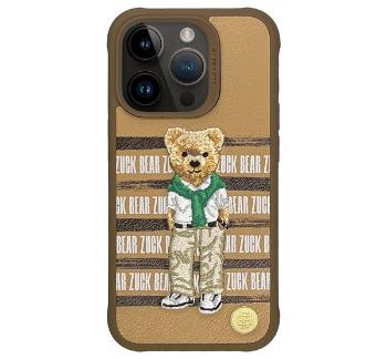 Zuck Bear San Francisco Fortune iPhone 15 Pro hátlap tok, golden state