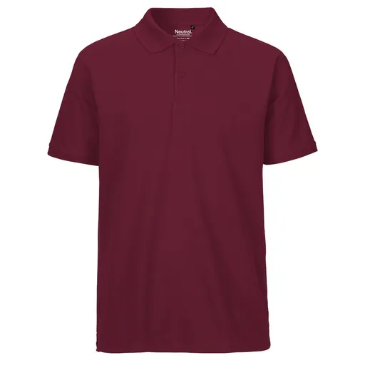 Neutral Pánska polokošeľa Classic z organickej Fairtrade bavlny - Bordeaux | 2XL