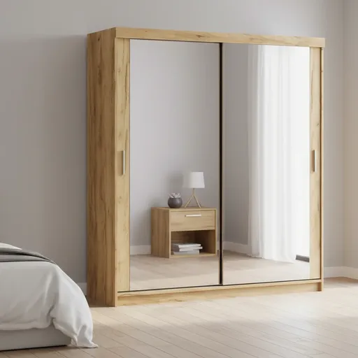 Elvisia Šatníková skriňa LEXY 200 | 2x zrkadlo