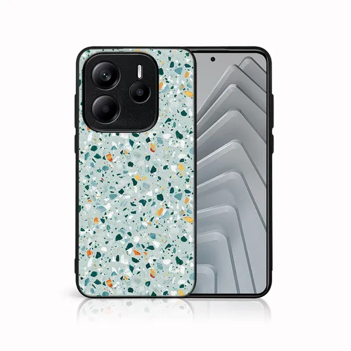 MY ART Ochranný kryt pre Xiaomi Redmi Note 14S BLUE TERRAZZO (164)