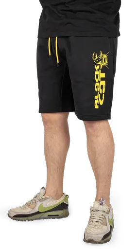 Black cat kraťasy black jogger shorts - xl