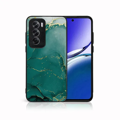 MY ART Ochranný kryt pre Oppo Reno12 Pro 5G GREEN MARBLE (145)