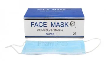 Ochranné rúško chir. 50 ks/bal, 3vrst.,jednorazové