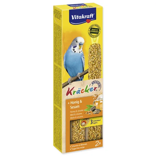 Vitakraft Kräcker tyčinky pro andulky med sezam 60 g