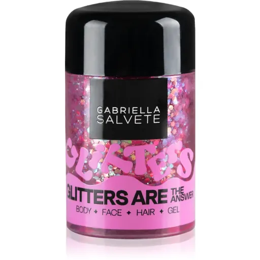 Gabriella Salvete Glitters Are The Answer Glitre na tvár i telo odtieň Pink 10 ml