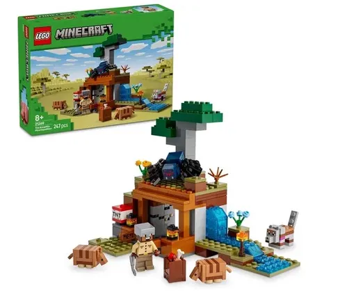 LEGO Minecraft Výprava do bane a pásovec 21269