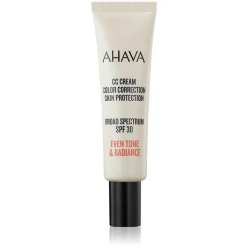 AHAVA CC Cream Color Correction CC krém pre zjednotenie farebného tónu pleti SPF 30 30 ml