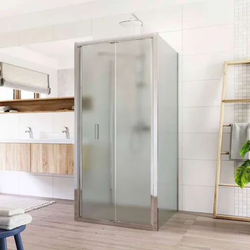 Mereo Sprchovací kút, Lima, štvorec do priestoru U, zalamovací, 90x90x90 cm, chróm ALU, sklo Point CK86222K