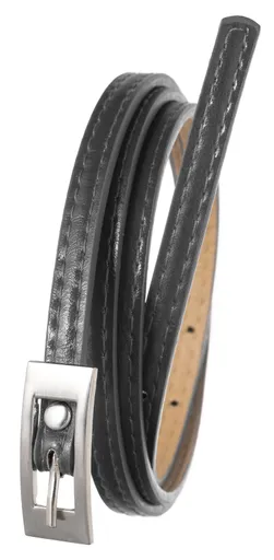 Tenký dámsky opasok z prešívanej ekologickej kože - Cavaldi