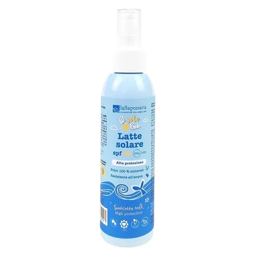 LA SAPONARIA Opaľovacie mlieko SPF 30 BIO 125 ml