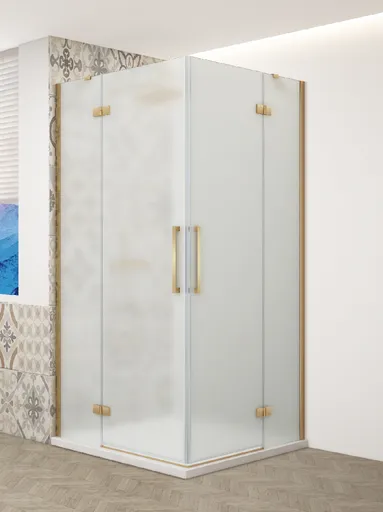 GELCO - TRINITY GOLD obdĺžnikový kút 900x1000 rohový vstup, matné sklo, GT2290-10M-G GT2290-10M-G