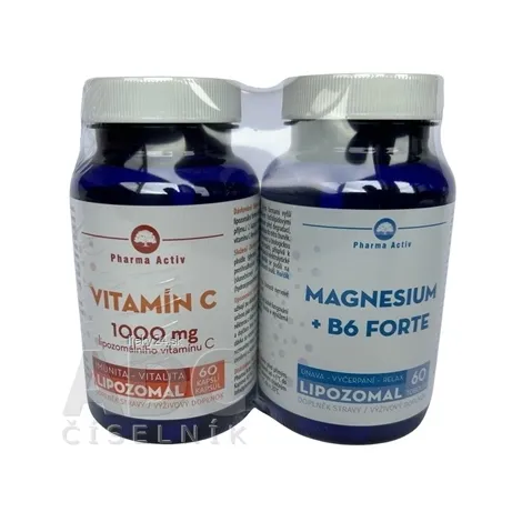Pharma Activ MAGNESIUM+B6 FORTE+ Vitamín C 1000 mg