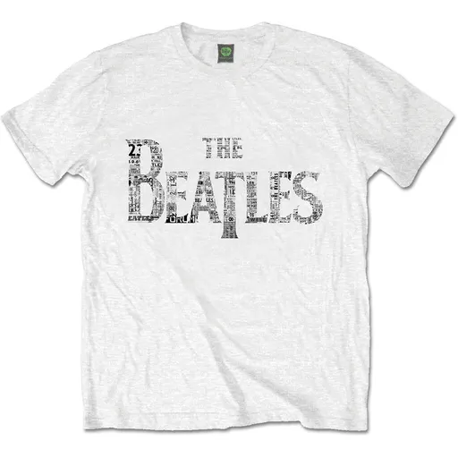 The Beatles tričko Drop T Tickets Biela XXL