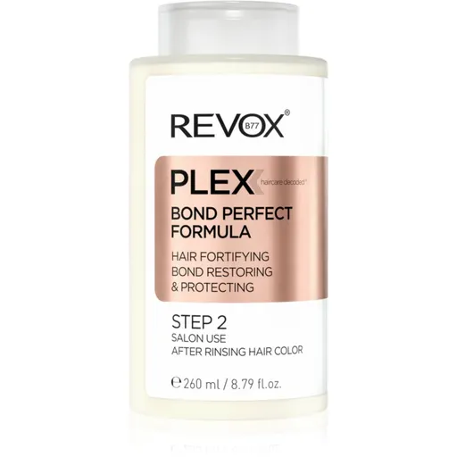 Revox B77 PLEX Bond Perfect Formula. Step 2 posilňujúca starostlivosť po chemickom ošetrení vlasov 260 ml