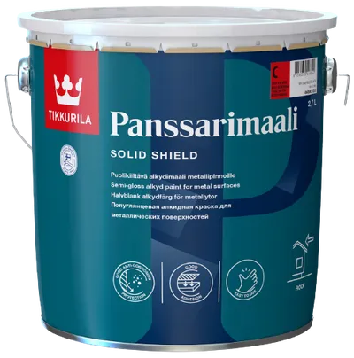 VÝPREDAJ Panssarimaali - Alkydová farba na plechové strechy 0,9 l tvt 0423 - painter´s grey