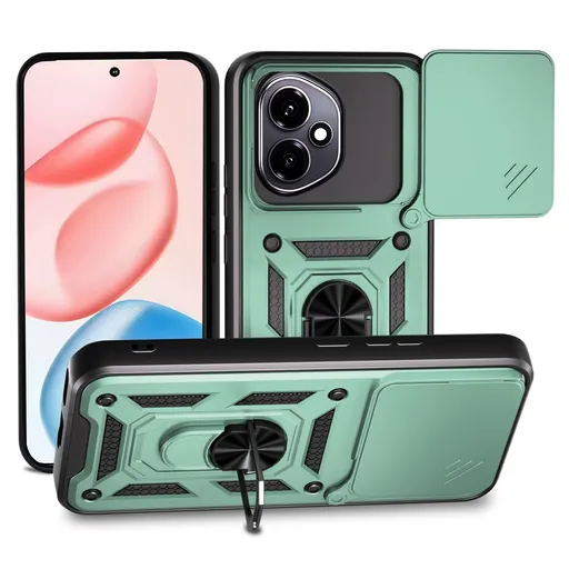 RING CAMERA Kryt s držiakom pre Honor 400 5G zelený