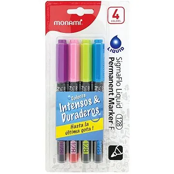 MONAMI F128 4C Sigmalo Permanent – sada 4 ks (MOF128 4C)