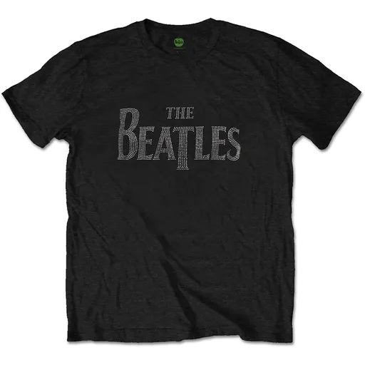 The Beatles tričko Drop T Logo Čierna S