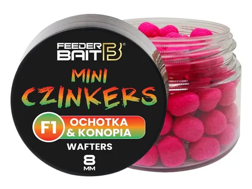 Feederbait wafters mini czinkers 6x8 mm - f1 - patentka/konope