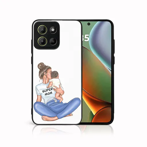 MY ART Ochranný kryt pre Motorola Moto G15 / Moto G15 Power SUPERMOM (112)