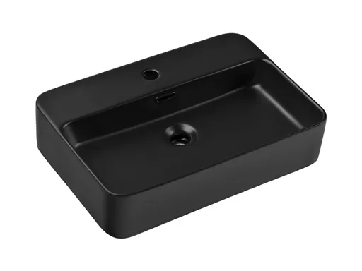 ArtCom Keramické umývadlo TRUST 2 E-6282 | čierny mat 55 cm