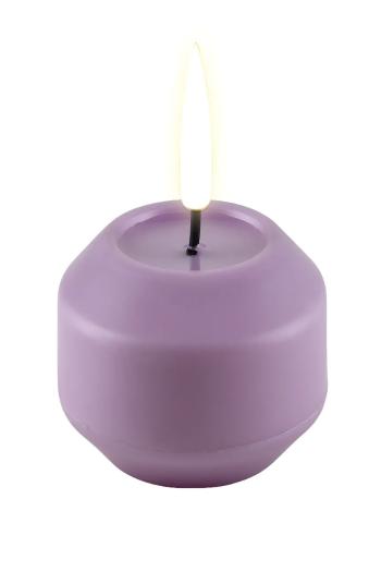 Súprava led sviečok Deluxe Homeart 6,1 cm 2-pak fialová farba