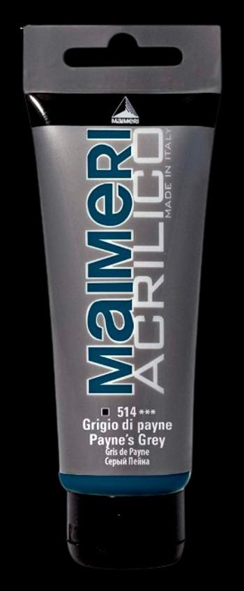 MAIMERI ACRILICO - Akrylové farby 514 - paynes grey, 0,075 L