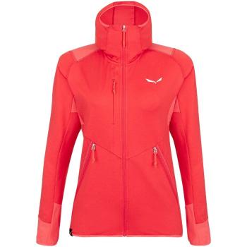 Salewa  AGNER HYBRID PL/DST W FZ HOODY 27372-6205  Flísové mikiny Ružová