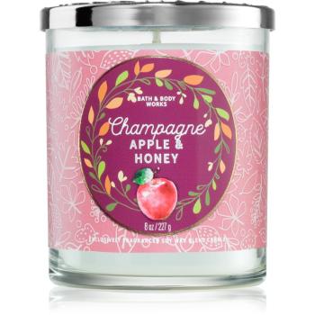 Bath & Body Works Champagne Apple & Honey vonná sviečka 227 g