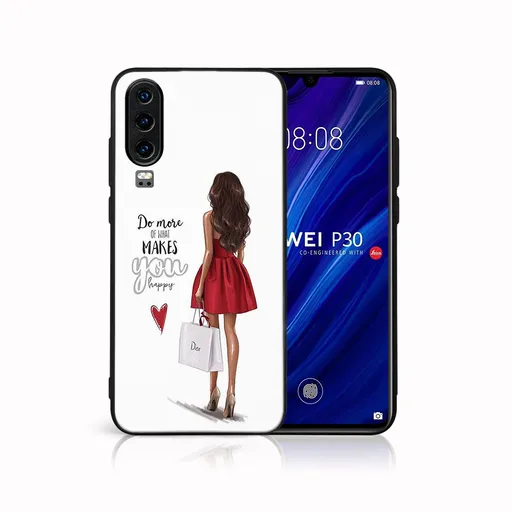 MY ART Ochranný obal pre Huawei P30 RED DRESS (137)