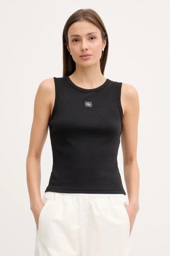 Top Calvin Klein Jeans čierna farba, LV047C201G