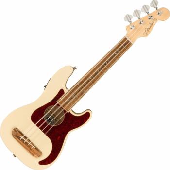 Fender Fullerton Precision Bass Uke Olympic White Basové ukulele